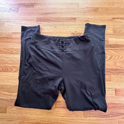 PINK REPUBLIC Women's Black Spandex Leggings l SIZE S l Workout Athleisure